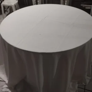 Toalha Redonda Branca